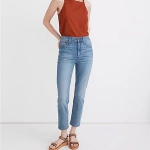 Madewell The Perfect Vintage Crop Jean in Clymer Wash. Size 31 NWT!!